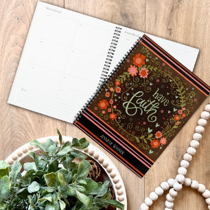 Have Faith Floral Modern Dot Cheerful Inspirivity Planner