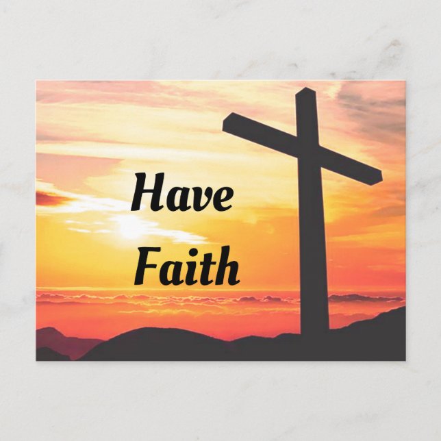Have Faith postcard (Front)