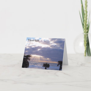 Have Faith Thinking of You Card