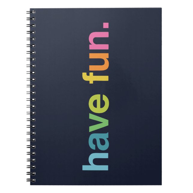 Have fun notebook (Front)