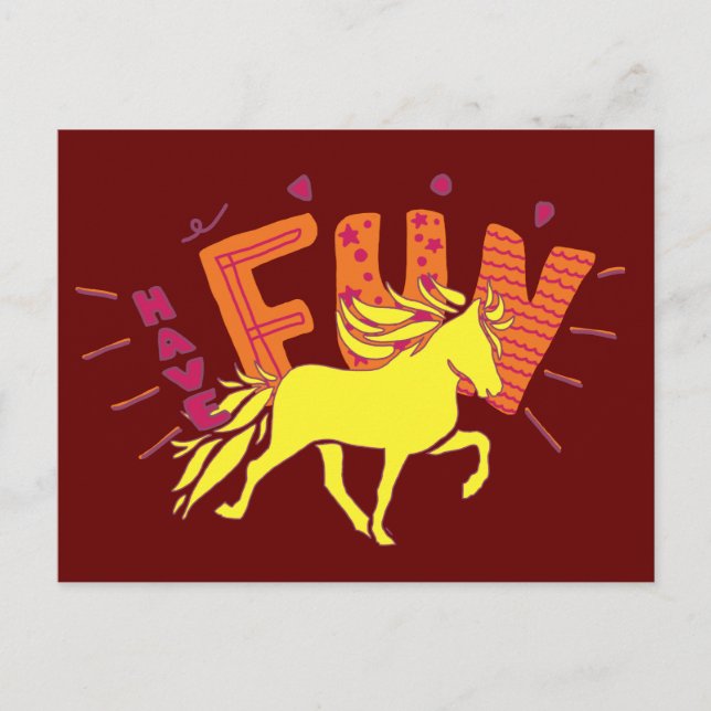 HAVE FUN POSTCARD (Front)