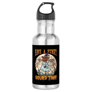 Have Funky Gourd Time Ghost Pumpkin Graveyard 532 Ml Water Bottle