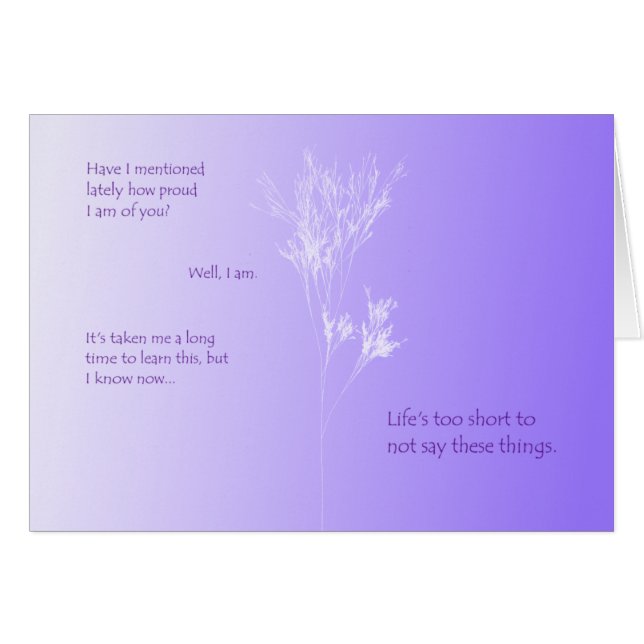 Have I mentioned... (Front Horizontal)