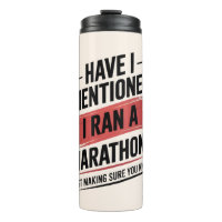Have i mentioned i ran a marathon