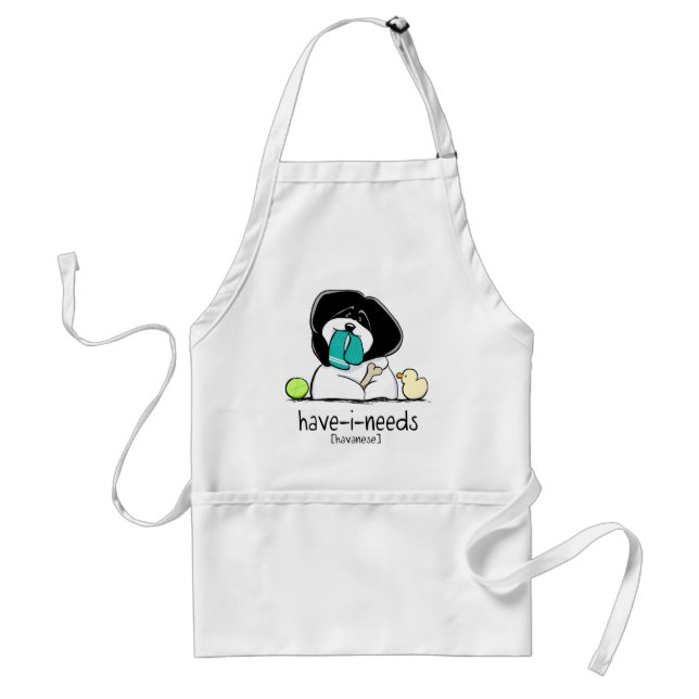 Have-i-Needs Havanese Off-Leash Art™ Standard Apron (Front)
