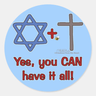 Have It All! Classic Round Sticker