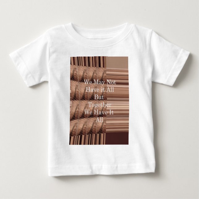 Have it all Giraffe Safari  Hakuna Matata woven so Baby T-Shirt (Front)