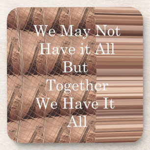 Have it all Giraffe Safari  Hakuna Matata woven so Coaster