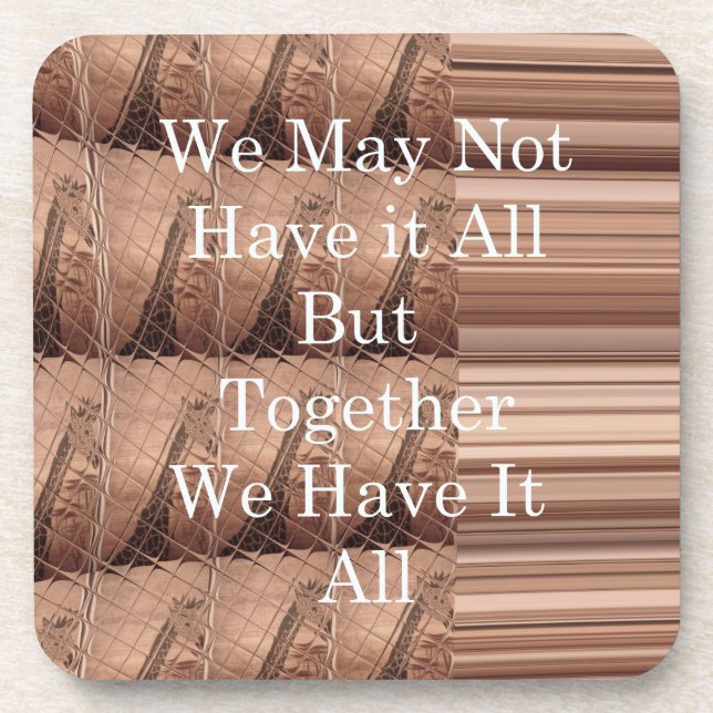 Have it all Giraffe Safari  Hakuna Matata woven so Coaster (Front)