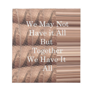 Have it all Giraffe Safari Hakuna Matata woven so Notepad