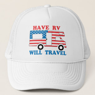 Have RV Will Travel America Trucker Hat