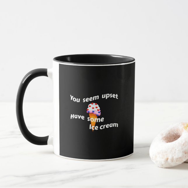 Have Some Ice Cream Mug (With Donut)