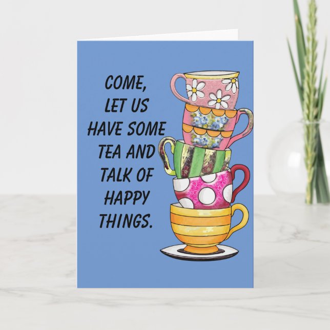 Have Some Tea Card (Front)