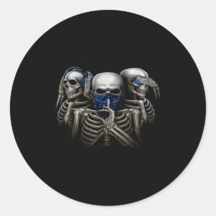 Have The To Say It To My Face Or Keep Your Foring Classic Round Sticker