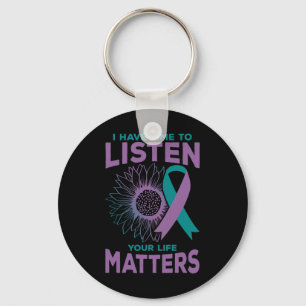 Have Time To Listen Suicide Awareness Counsellor G Key Ring