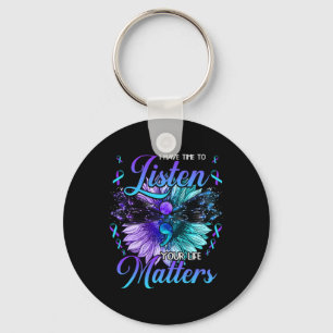 Have Time To Listen Suicide Prevention Awareness S Key Ring