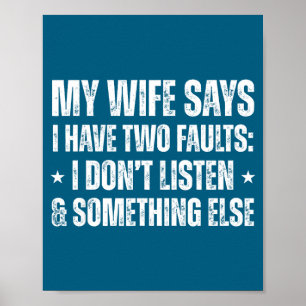 Have two faults engagement fiancé couple husband poster