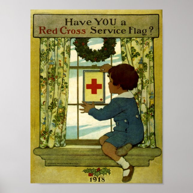 Have YOU a Red Cross Service Flag? Poster (Front)