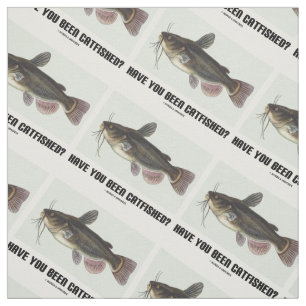 Have You Been Catfished? Catfish Illustration Fabric