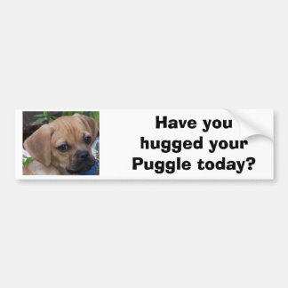 Have you hugged your Puggle today? Bumper Sticker