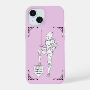 "Have You Read the Daily Text Today?" iPhone 15 Case