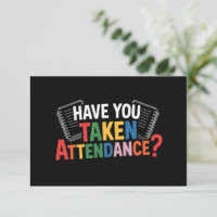 Have You Taken Attendance Back To School 