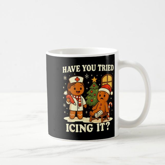 Have You Tried Icing It Gingerbread Christmas  Coffee Mug (Right)