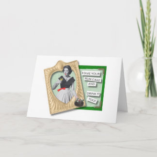 Have Your Rum Cake Holiday Card