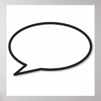 HAVE YOUR SAY Comic Book Speech Bubble