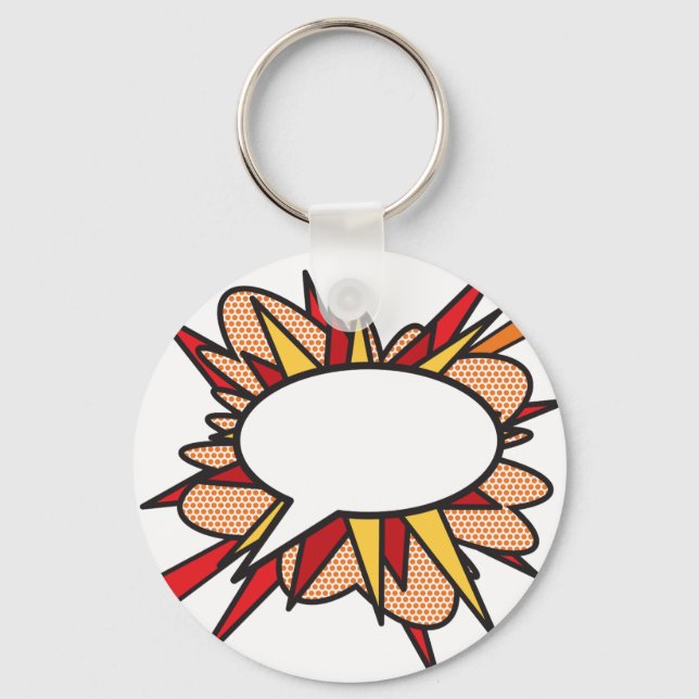 HAVE YOUR SAY! Speech Bubble Key Ring (Front)