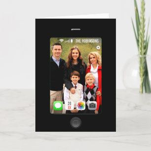 Have your selfie a Merry Christmas photo Holiday Card