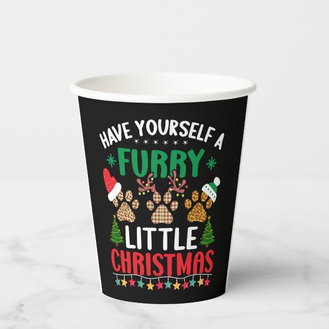 have yourself a furry little christmas paper cups (Front)