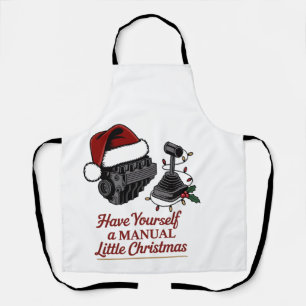 Have Yourself a Manual Little christmas Apron