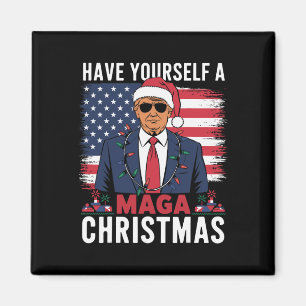 Have Yourself A Merry Christmas Xmas Red Election  Magnet