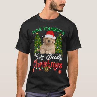 Have Yourself A Merry Doodle Christmas Goldendoodl T-Shirt