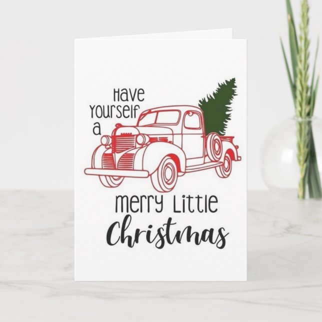 HAVE YOURSELF A *MERRY LITTLE CHRISTMAS* HOLIDAY CARD (Front)