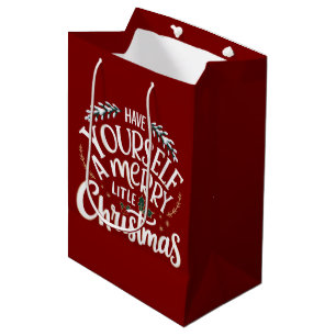 Have Yourself a Merry Little Christmas Holiday Medium Gift Bag