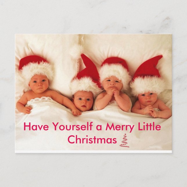 Have Yourself a Merry Little Christmas Holiday Postcard (Front)