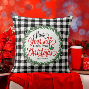 Have Yourself a Merry Little Christmas Name Cushion