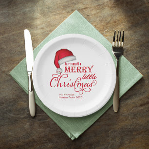Have yourself a Merry Little Christmas  Paper Plate