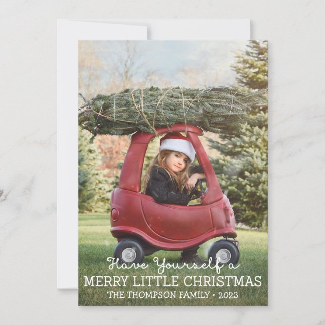 Have Yourself a Merry Little Christmas Photo Cards (Front)