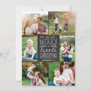 Have Yourself a Merry Little Christmas Six Picture Holiday Card