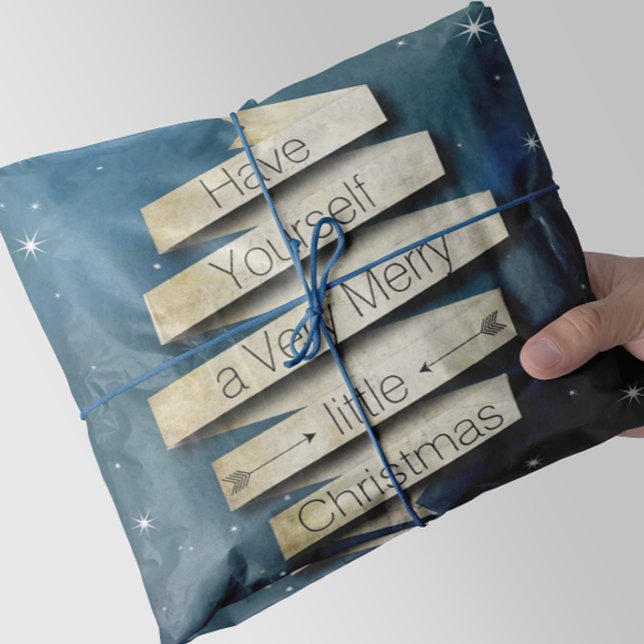 Have Yourself a Merry Little Christmas Stars Tissue Paper (Creator Uploaded)