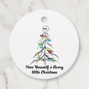 Have yourself a scary little Christmas! Favour Tags