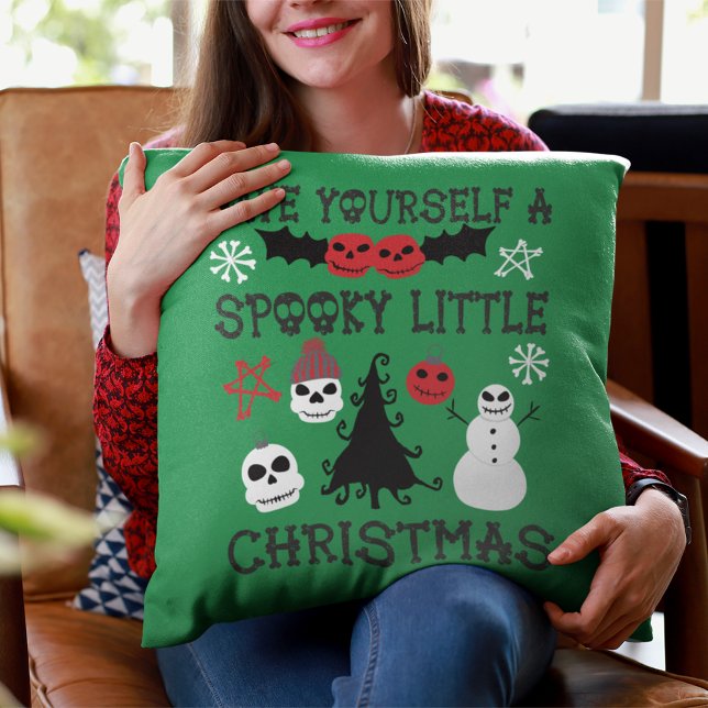 Have Yourself a Spooky Little Christmas Cushion (Creator Uploaded)