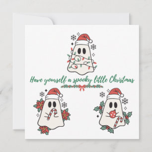 Have Yourself a Spooky Little Christmas Holiday Card