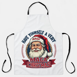 Have Yourself a very Maga Christmas Trump Won Apron