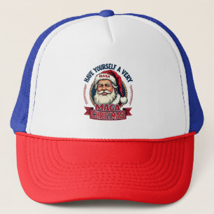 Have Yourself a very Maga Christmas Trump Won Trucker Hat
