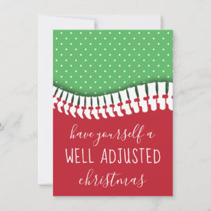 Have Yourself A Well Adjusted Christmas Chiro Holiday Card