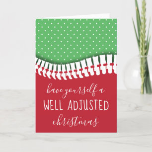 Have Yourself A Well Adjusted Christmas Chiro Holiday Card